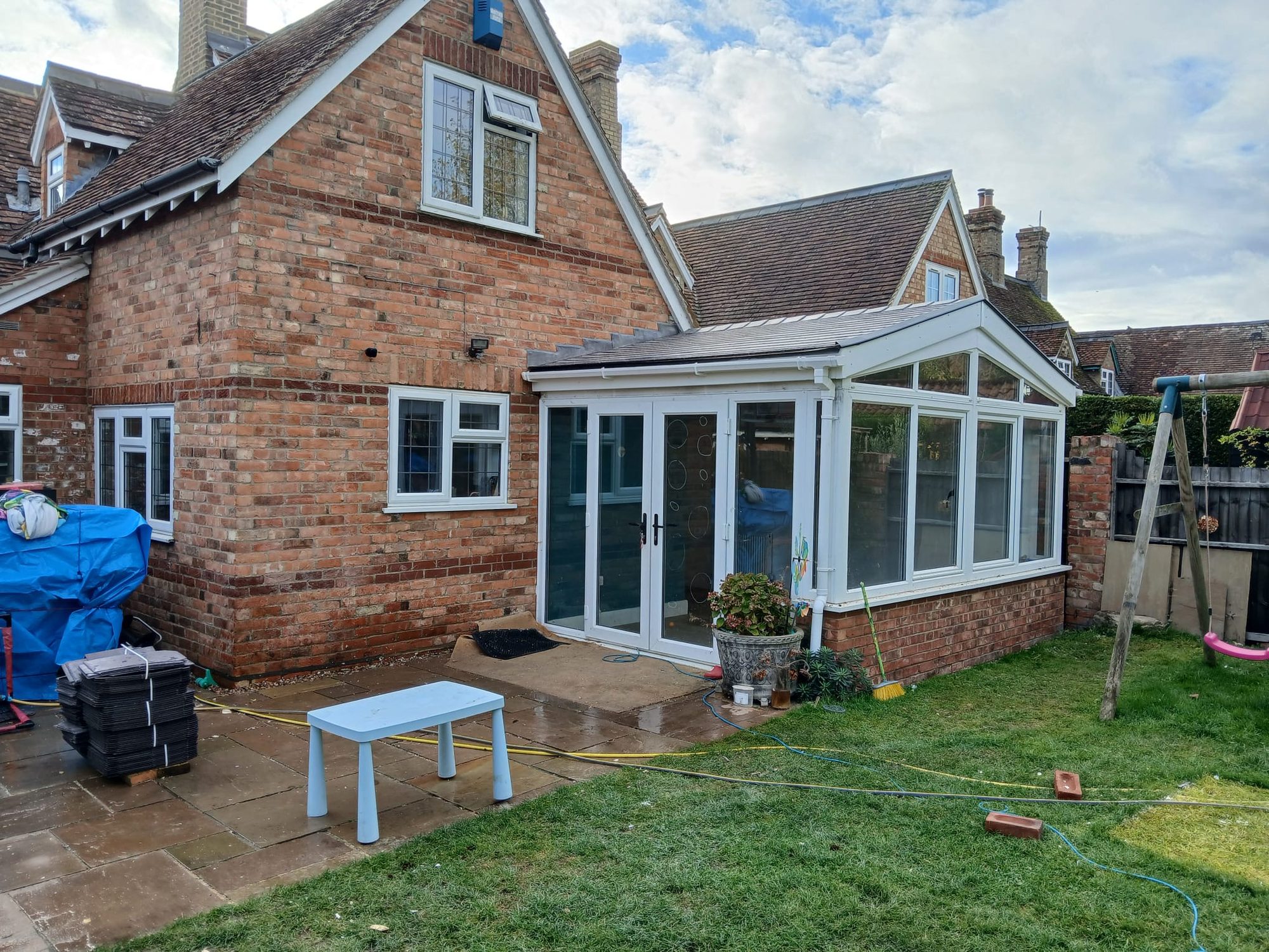 Before — Year-Round Insulated Conservatory Roof Conversion – Renhold, Bedfordshire — Roofing — Renhold, Bedfordshire