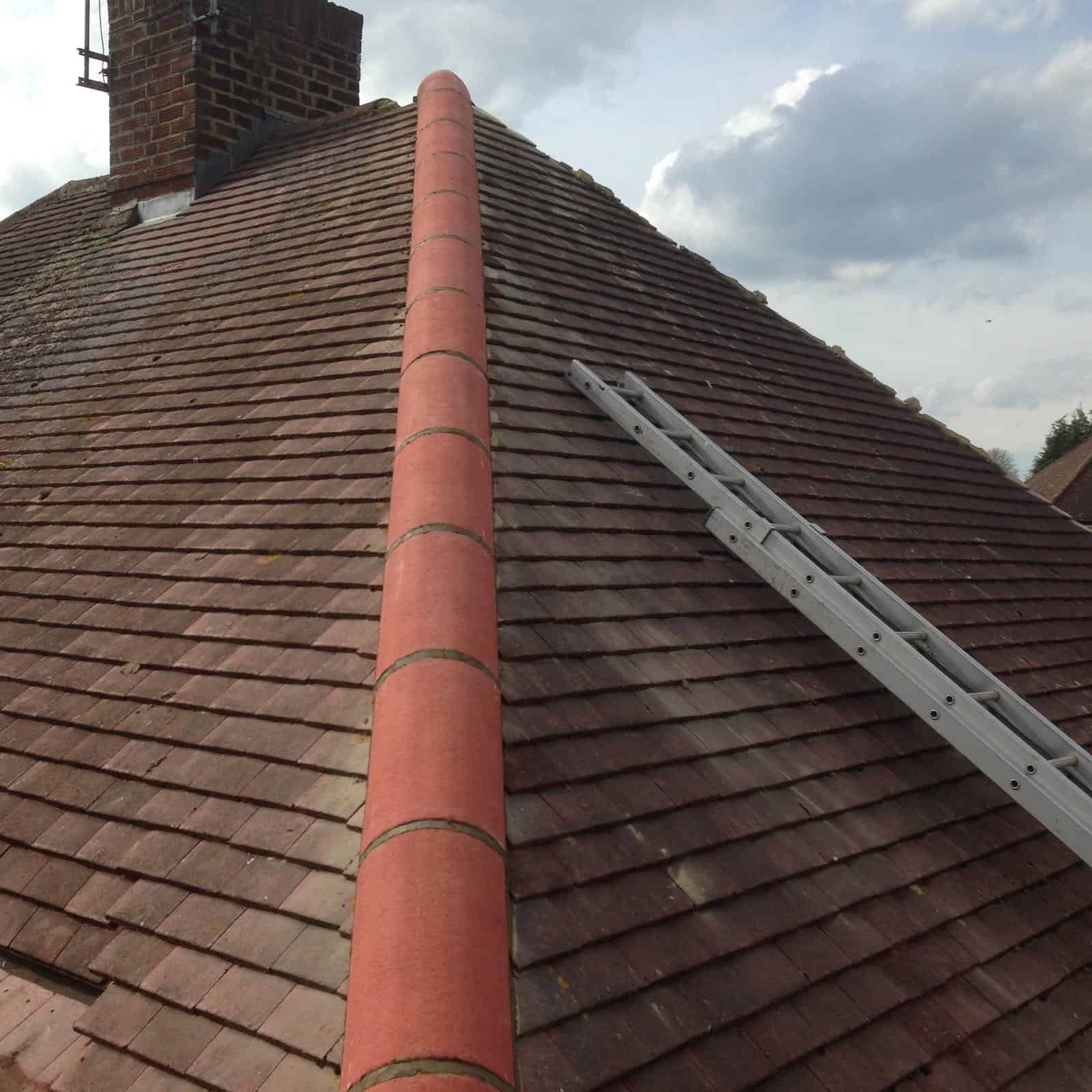 Roof Tiling In Progress