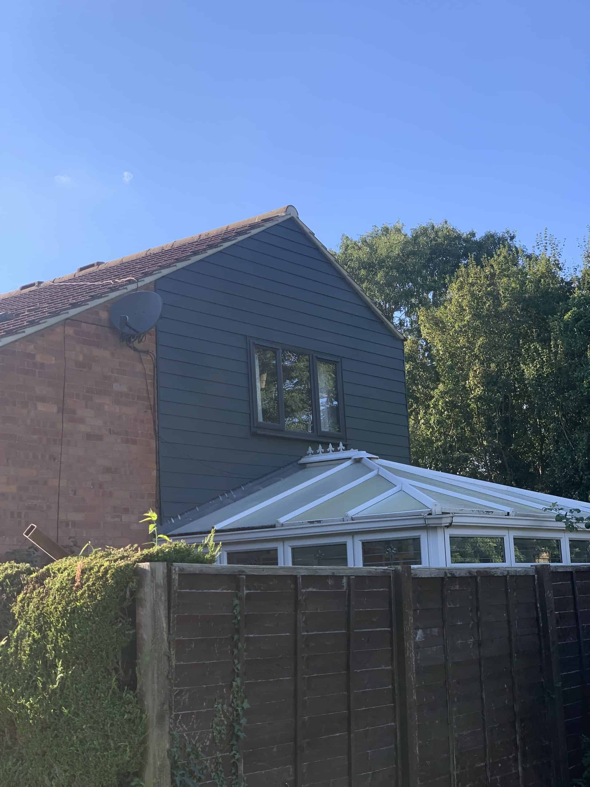 Large Roof and Conservatory