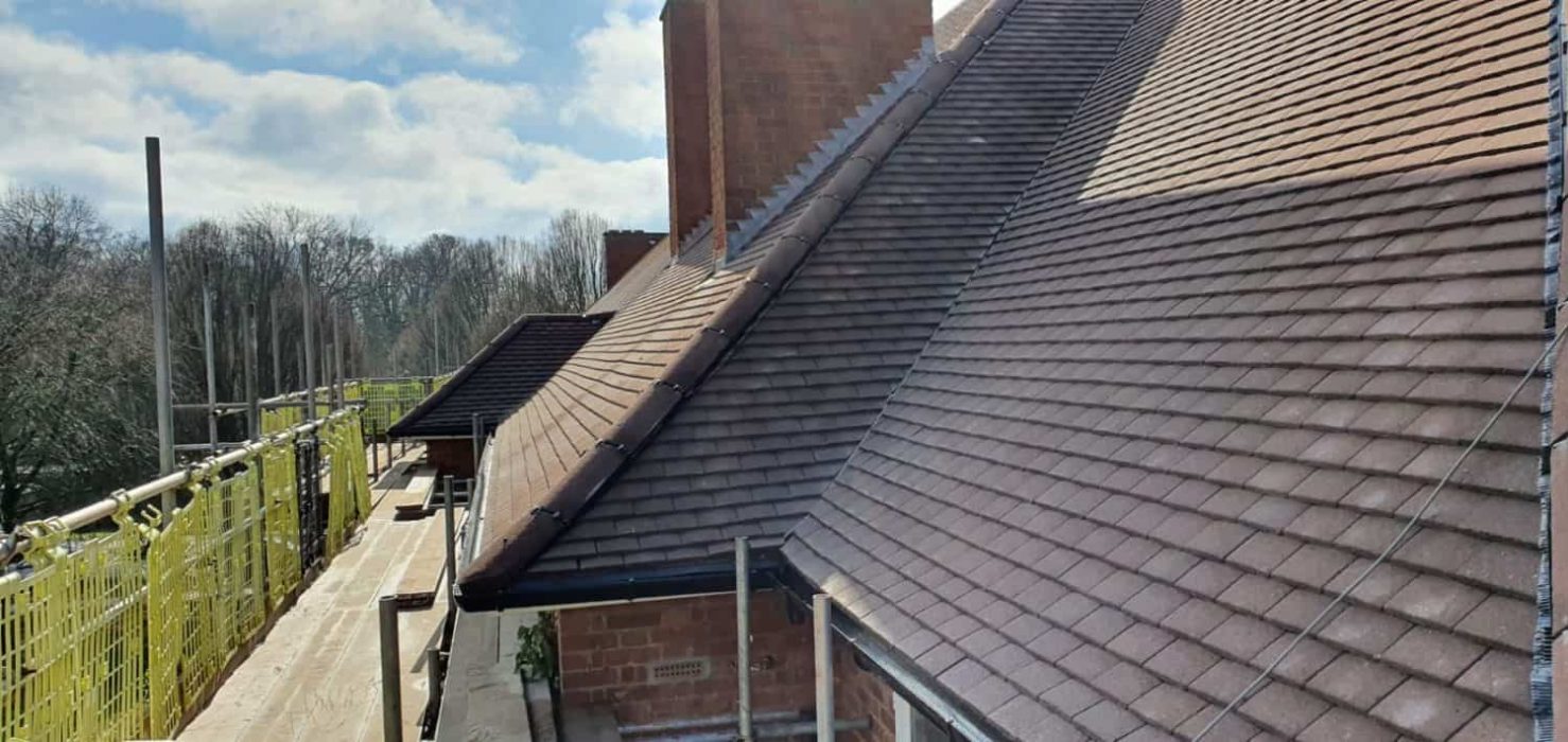 Complex Roofing Job