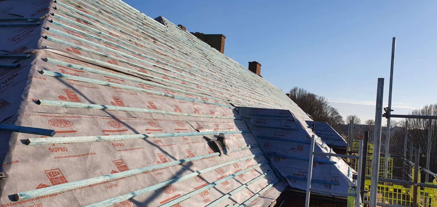 Roof Ready For Tiling
